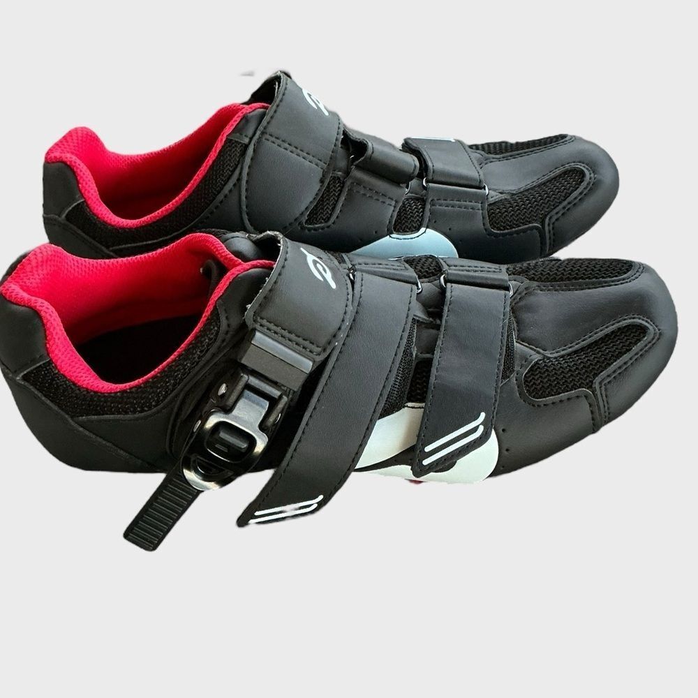Peloton Cycling Shoes Size 40 EU Indoor Spin Bike Shoes Delta Cleats Black